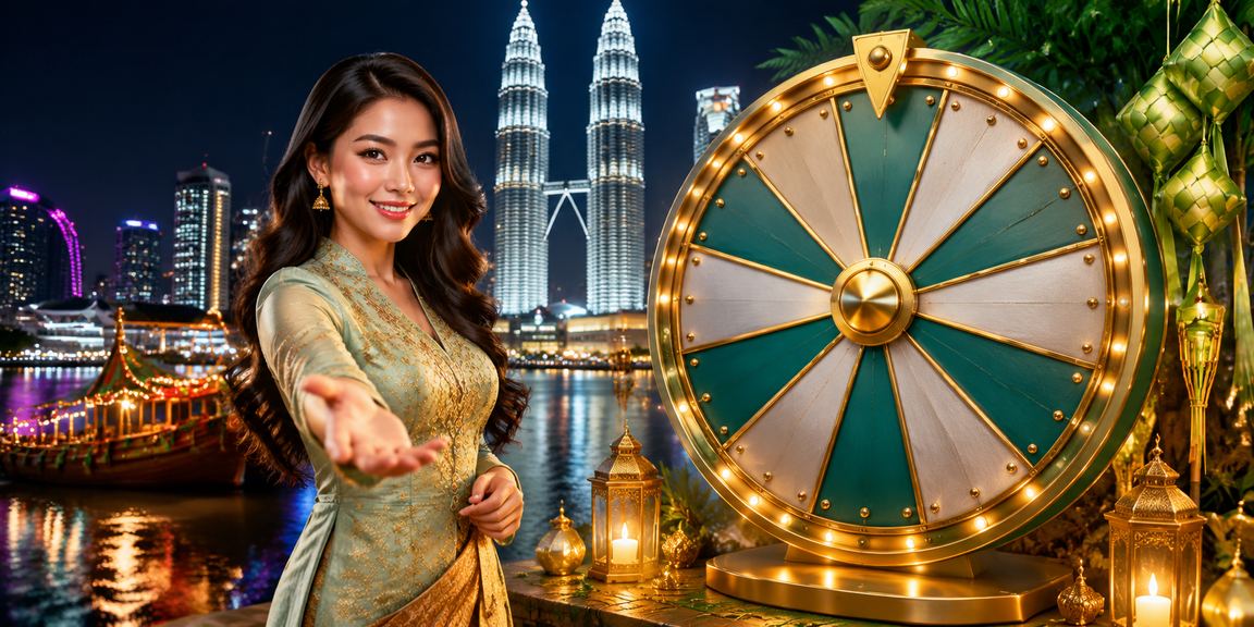 Suasana permainan kasino dan jackpot semasa perayaan Hari Raya di Kuala Lumpur