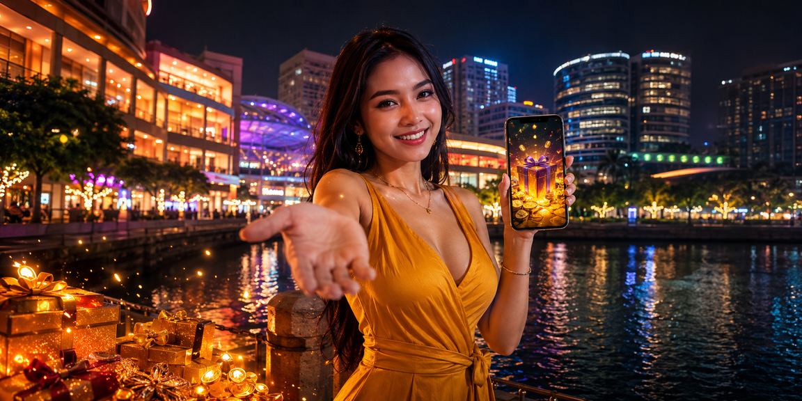 Pengguna menyemak odds perlawanan melalui aplikasi mudah alih di Petaling Jaya